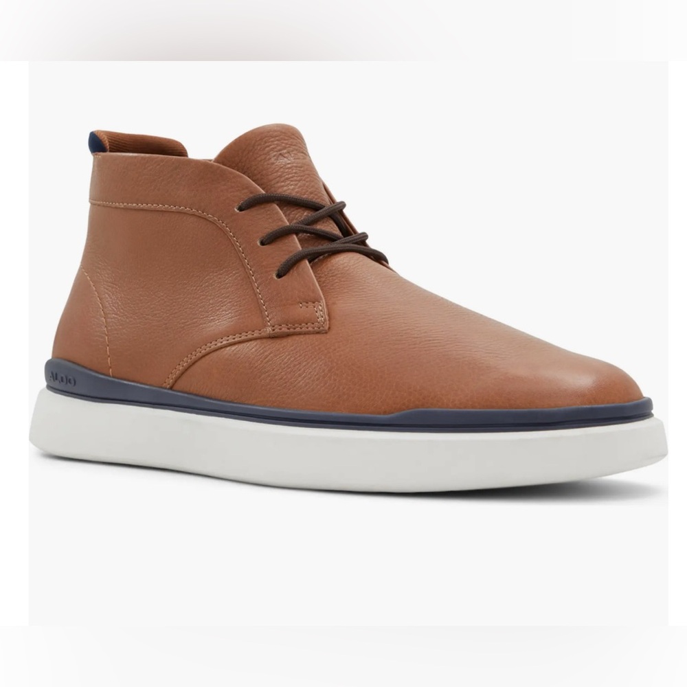 Aldo Brown Leather Chukka Boots